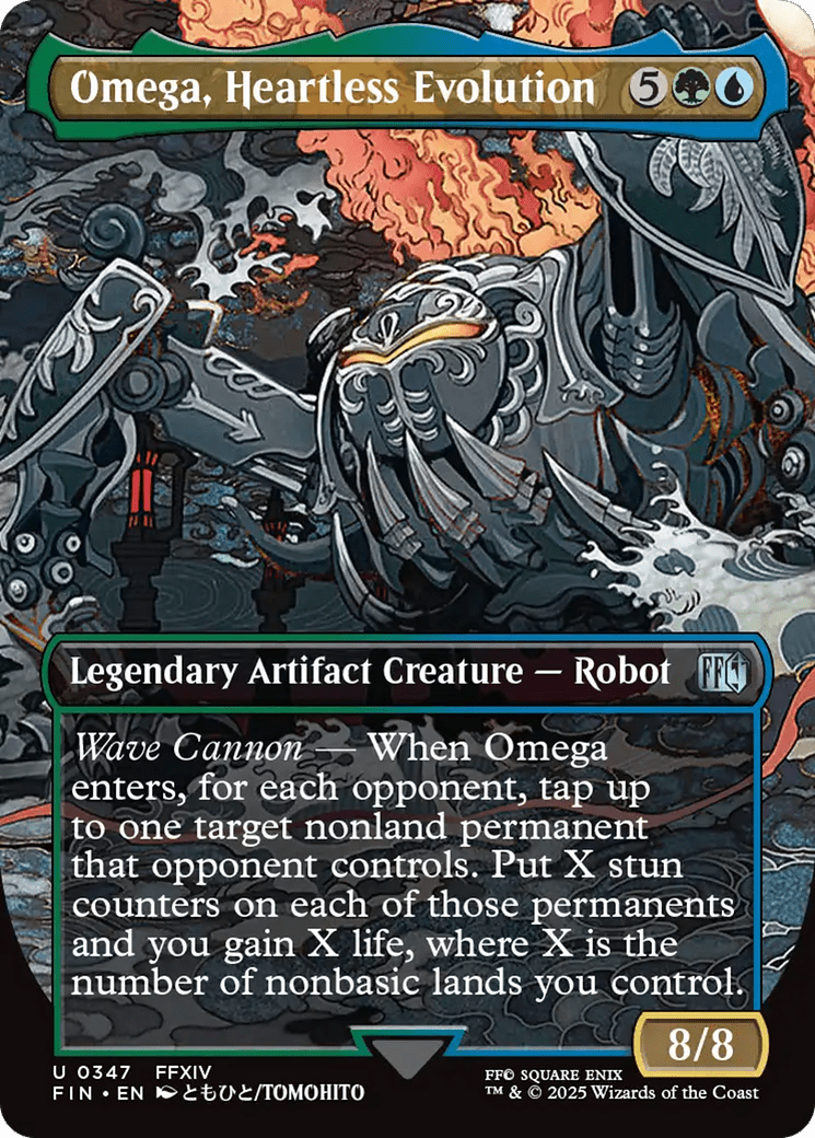 Omega, Heartless Evolution (347) [FINAL FANTASY]  (Borderless) Foil