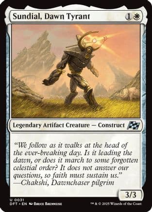 Sundial, Dawn Tyrant |  (031) [Aetherdrift]
