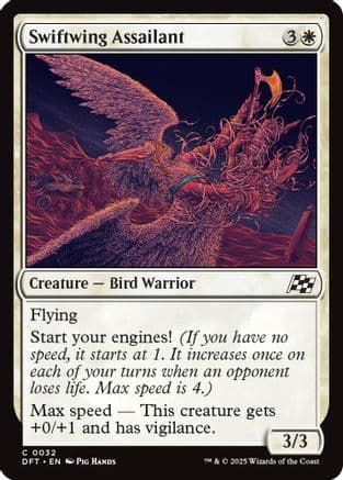Swiftwing Assailant |  Foil (032) [Aetherdrift]