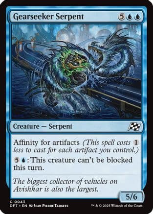 Gearseeker Serpent |  Foil (043) [Aetherdrift]