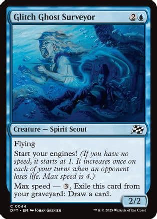 Glitch Ghost Surveyor |  Foil (044) [Aetherdrift]