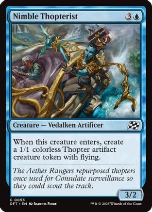 Nimble Thopterist |  Foil (053) [Aetherdrift]