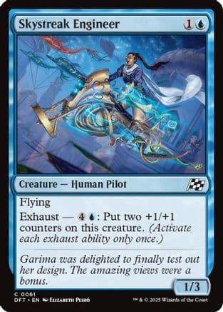 Skystreak Engineer |  Foil (061) [Aetherdrift]
