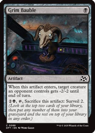 Grim Bauble |  Foil (088) [Aetherdrift]