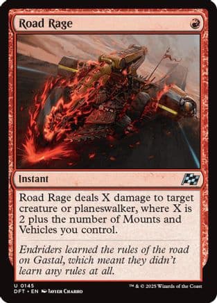 Road Rage |  Foil (145) [Aetherdrift]
