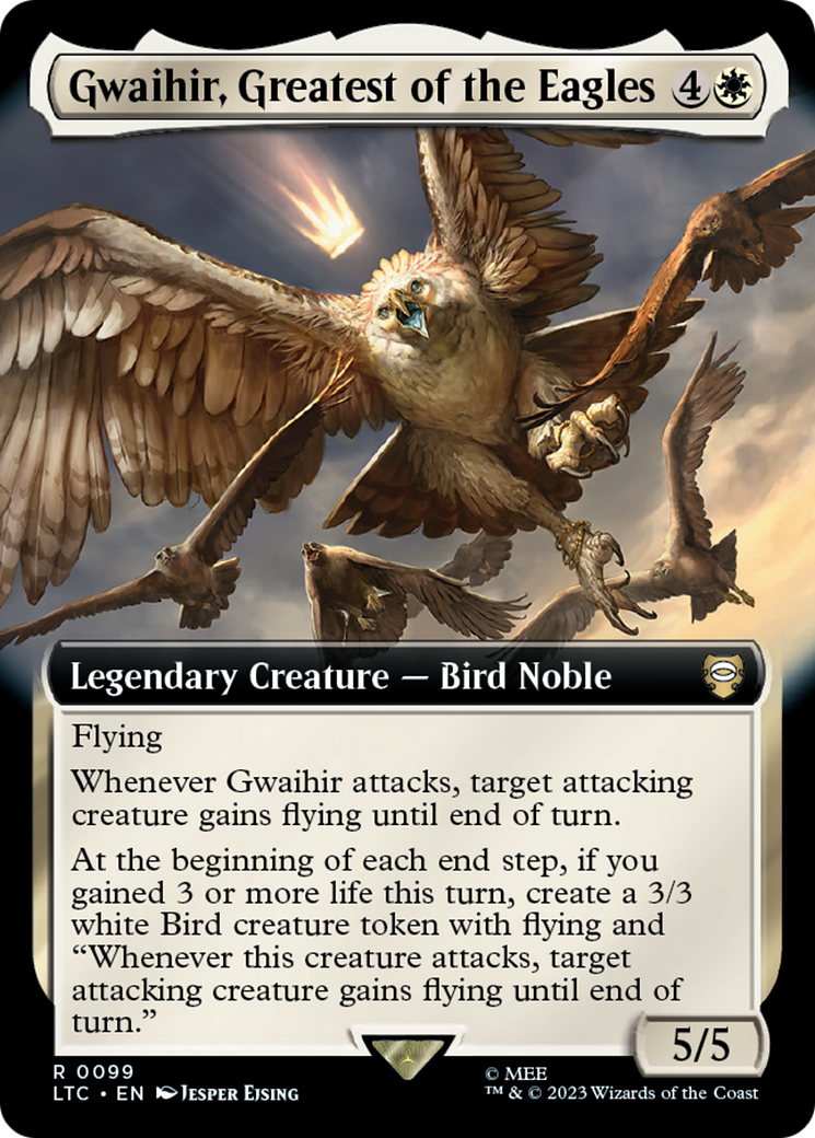 Gwaihir, Greatest of the Eagles (Extended Art) [The Lord of the Rings: Tales of Middle-Earth Commander] Foil