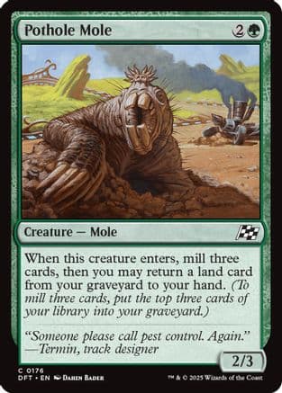 Pothole Mole |  Foil (176) [Aetherdrift]