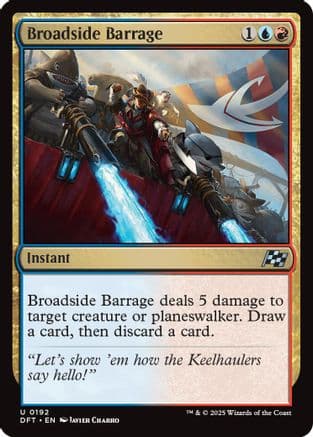 Broadside Barrage |  Foil (192) [Aetherdrift]