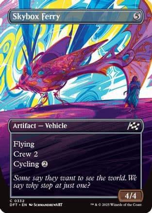 Skybox Ferry |  Foil (332) [Aetherdrift]