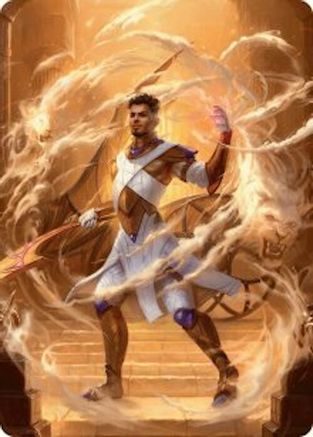 Basri, Tomorrow's Champion Art Card (-009) [Art Series: Aetherdrift]