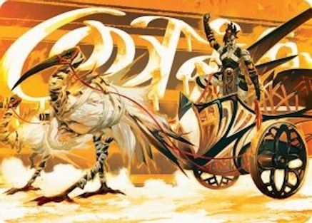 Skyseer's Chariot Art Card (-035) [Art Series: Aetherdrift]