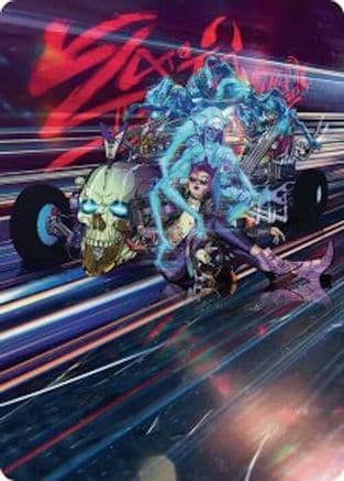 Midnight Mangler Art Card (-038) [Art Series: Aetherdrift]