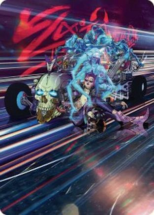 Midnight Mangler Art Card (-038) [Art Series: Aetherdrift]