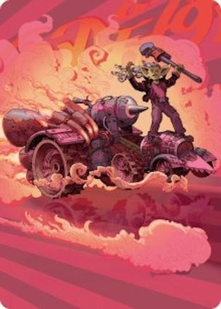 Burner Rocket Art Card (-041) [Art Series: Aetherdrift]