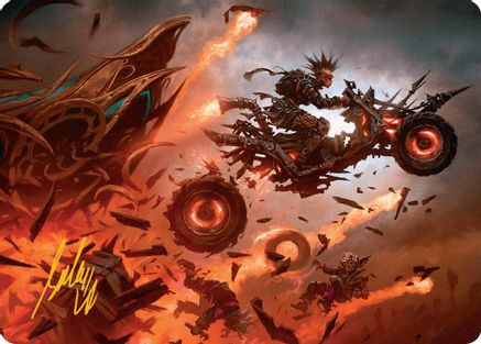 Gastal Blockbuster Art Card (Gold-Stamped Signature) (-019) [Art Series: Aetherdrift]