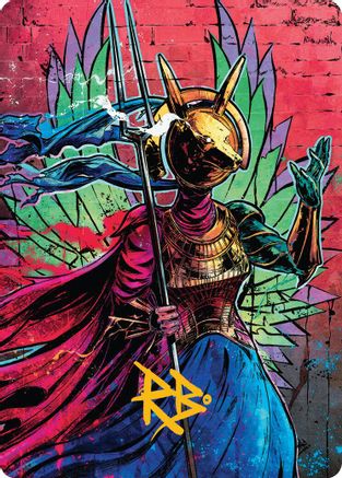 Hazoret, Godseeker Art Card (Gold-Stamped Signature) (032) [Art Series: Aetherdrift]