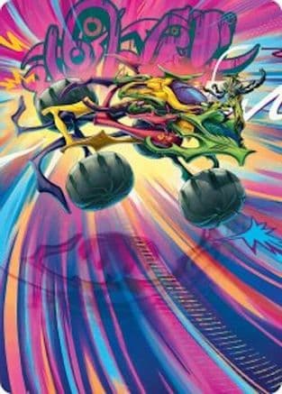 Thunderous Velocipede Art Card (-043) [Art Series: Aetherdrift]