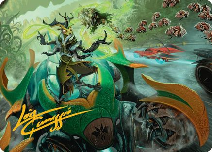 Aatchik, Emerald Radian Art Card (15/54) (Gold-Stamped Signature) (-015) [Art Series: Aetherdrift]
