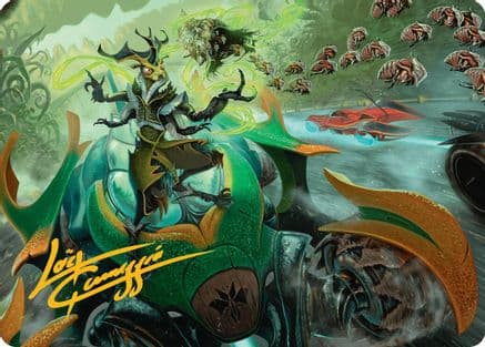 Aatchik, Emerald Radian Art Card (15/54) (Gold-Stamped Signature) (-015) [Art Series: Aetherdrift]