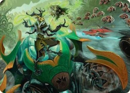 Aatchik, Emerald Radian Art Card (15/54) (-015) [Art Series: Aetherdrift]