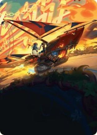 Boosted Sloop Art Card (-047) [Art Series: Aetherdrift]