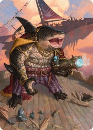 Captain Howler, Sea Scourge Art Card (4/54) (-004) [Art Series: Aetherdrift]