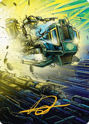 Guidelight Pathmaker Art Card (Gold-Stamped Signature) (-046) [Art Series: Aetherdrift]