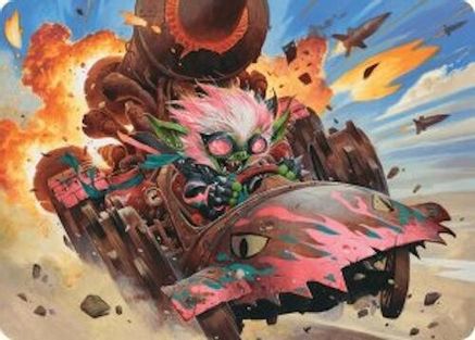 Redshift, Rocketeer Chief Art Card (-013) [Art Series: Aetherdrift]