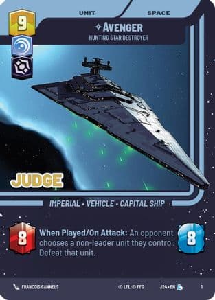 Avenger - Hunting Star Destroyer |  (1)  [Judge Promos]
