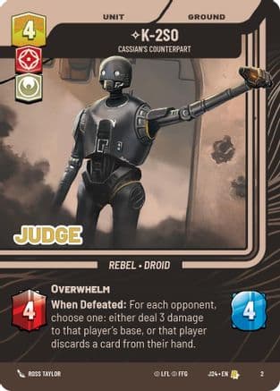K-2SO - Cassian's Counterpart |  (2)  [Judge Promos]