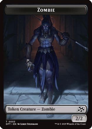 Zombie (0003) // Pilot Double-Sided Token |  (3 // 1) [Aetherdrift]