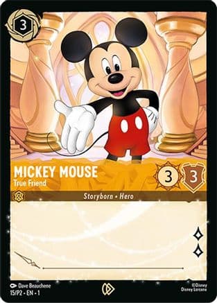 Mickey Mouse - True Friend |  (15) [Disney Lorcana Promo Cards]