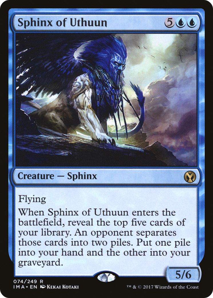 Sphinx of Uthuun [Iconic Masters] Foil