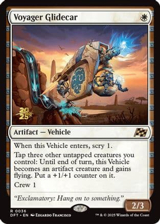 Voyager Glidecar (-036) [Prerelease Cards]  Foil