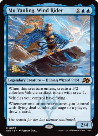 Mu Yanling, Wind Rider (-052) [Prerelease Cards]  Foil