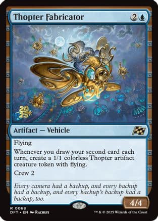 Thopter Fabricator (-068) [Prerelease Cards]  Foil