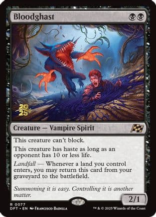 Bloodghast (-077) [Prerelease Cards]  Foil