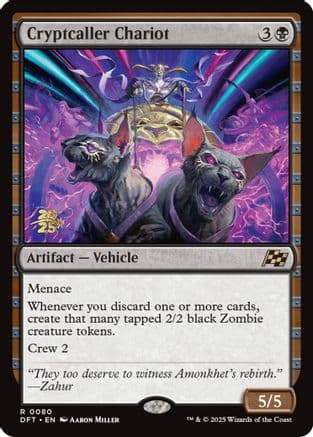 Cryptcaller Chariot (-080) [Prerelease Cards]  Foil