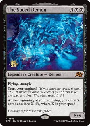 The Speed Demon (-105) [Prerelease Cards]  Foil