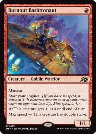 Burnout Bashtronaut (-115) [Prerelease Cards]  Foil