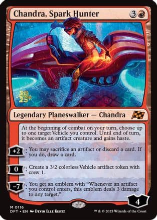 Chandra, Spark Hunter (-116) [Prerelease Cards]  Foil