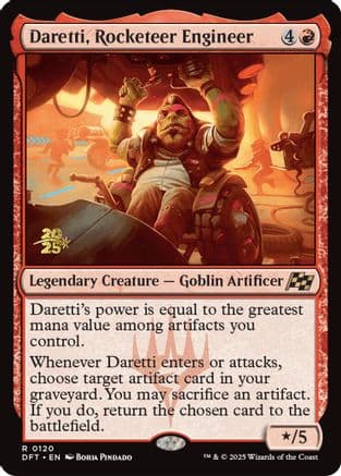 Daretti, Rocketeer Engineer (-120) [Prerelease Cards]  Foil