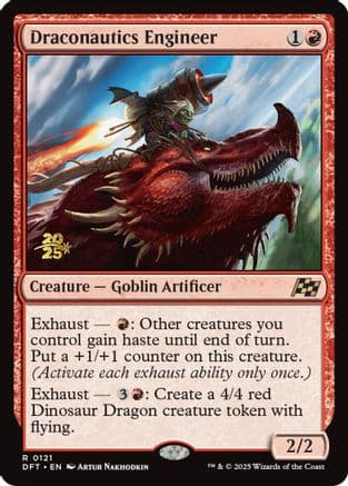 Draconautics Engineer (-121) [Prerelease Cards]  Foil