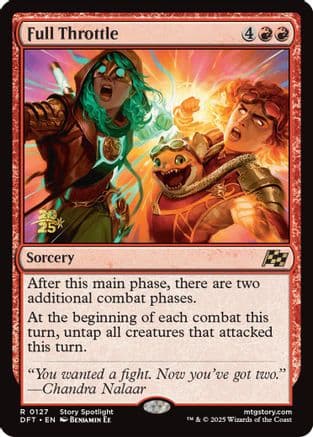 Full Throttle (-127) [Prerelease Cards]  Foil
