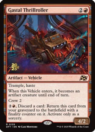 Gastal Thrillroller (-129) [Prerelease Cards]  Foil
