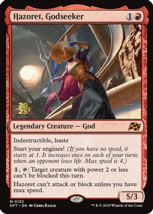 Hazoret, Godseeker (-133) [Prerelease Cards]  Foil