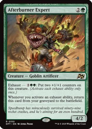 Afterburner Expert (-150) [Prerelease Cards]  Foil