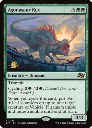 Agonasaur Rex (-151) [Prerelease Cards]  Foil