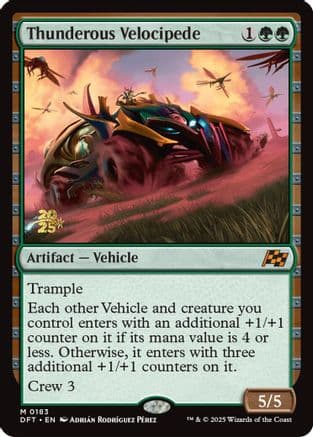 Thunderous Velocipede (-183) [Prerelease Cards]  Foil