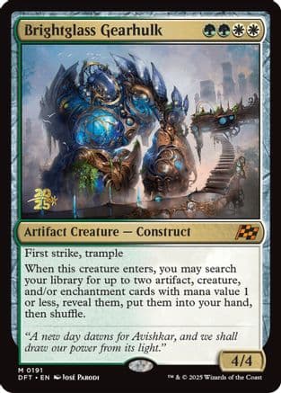 Brightglass Gearhulk (-191) [Prerelease Cards]  Foil